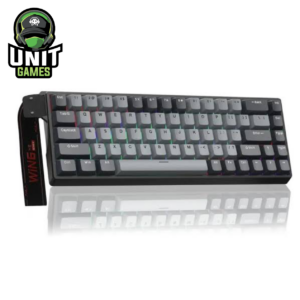 Teclado Mecanico AULA Win68HE Pro Light Grey/Dark Grey
