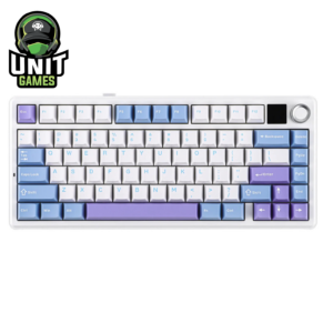 Teclado Mecanico Inalambrico AULA F75 Max Light Blue/White/Purple
