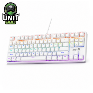 Teclado Mecanico RAPTOR Fireclaw M87 White