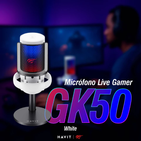 Microfono HAVIT HVGK-GK50-WH White - Imagen 3