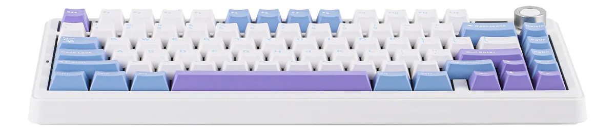 Teclado Mecanico AULA F75 Blue/White/Purple - Imagen 2
