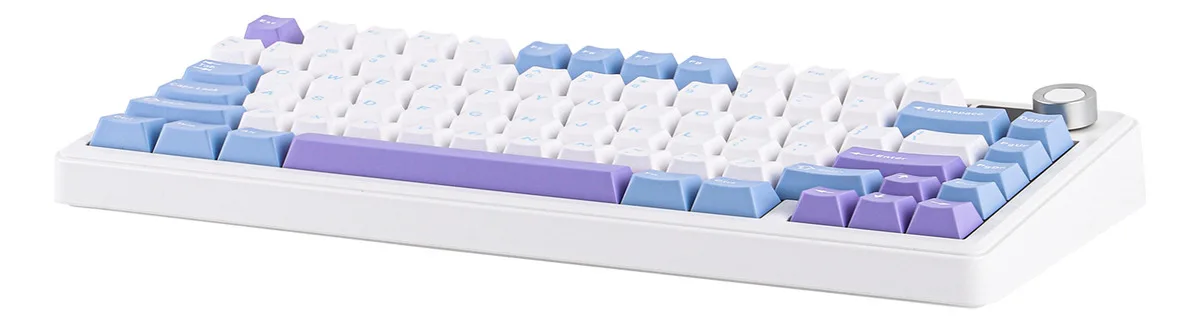 Teclado Mecanico AULA F75 Blue/White/Purple - Imagen 4