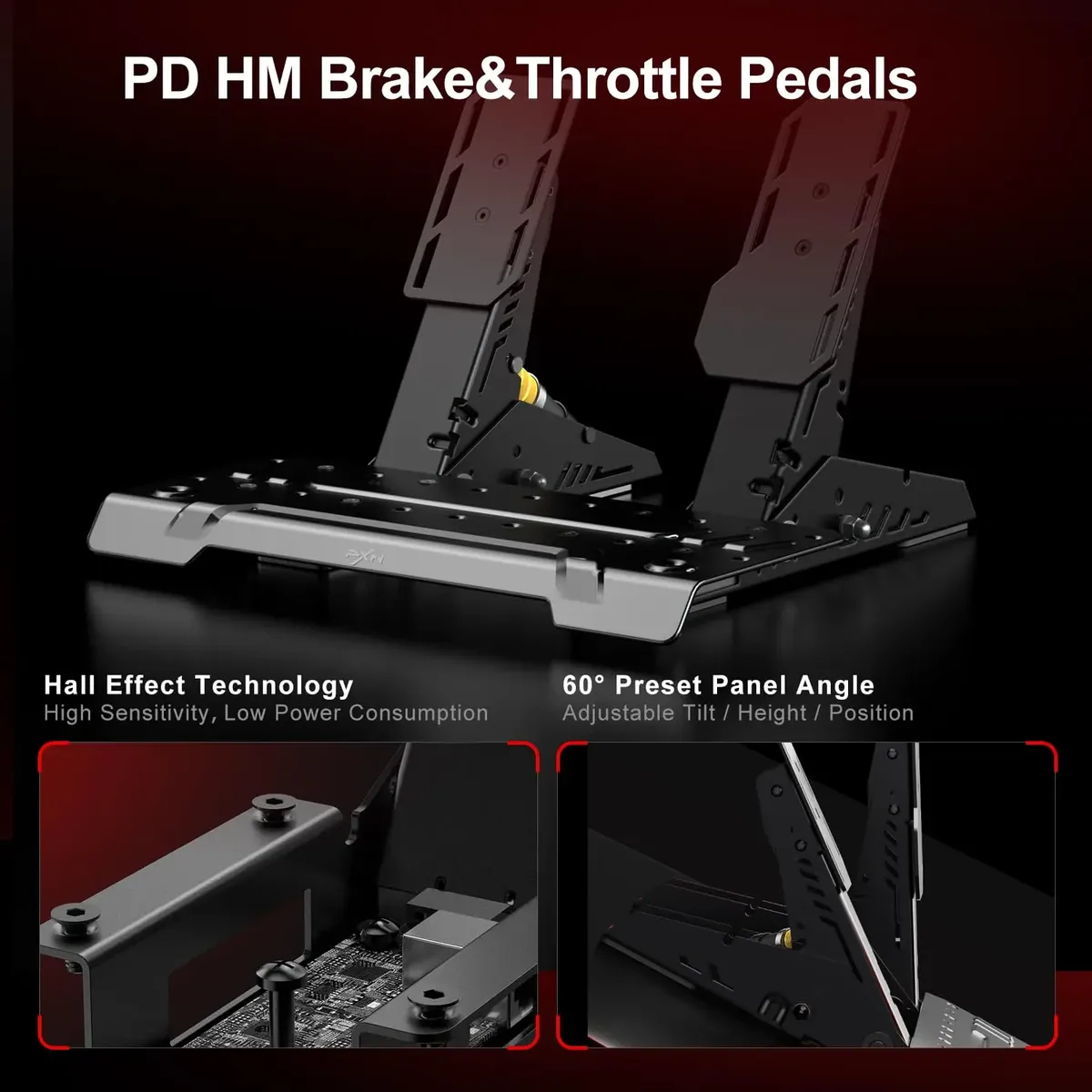 Volante + Pedalera PXN Bundle VD6 GEN2+ Z9 6Nm Torque - Imagen 5