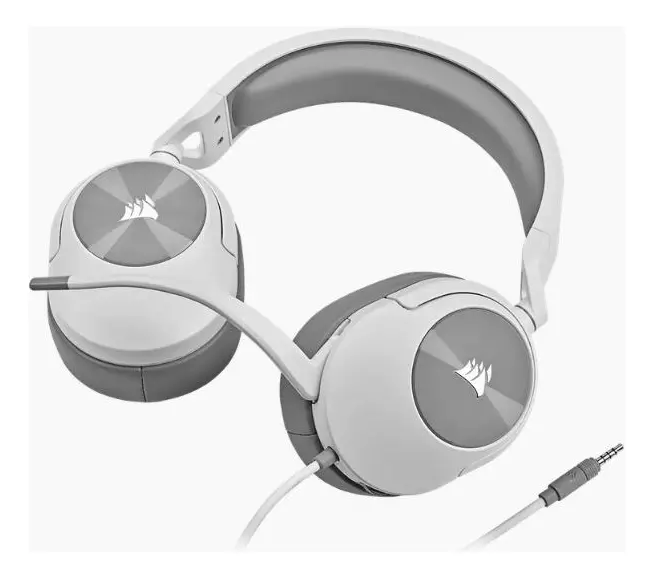 Auriculares CORSAIR HS55 Gaming Surround 7.1 White - Imagen 2