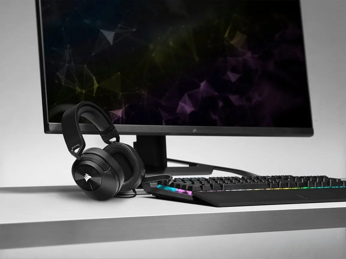 Auriculares CORSAIR HS55 Gaming Surround 7.1 Black - Imagen 6