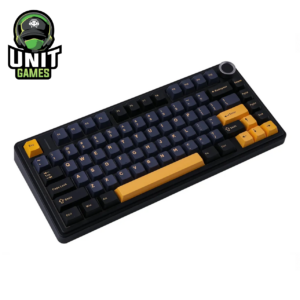 Teclado Mecanico AULA F75 Black/Orange/Blue Wired
