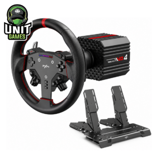 Volante + Pedalera PXN Bundle VD4 GEN2 4Nm Torque