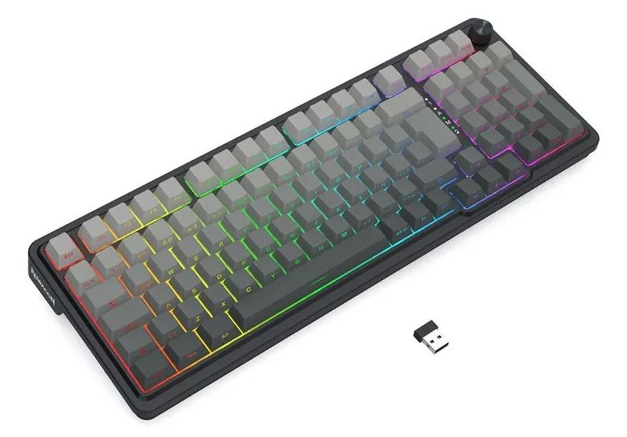 Teclado Mecanico Inalambrico REDRAGON EISA Max Grey Degrees - Imagen 3