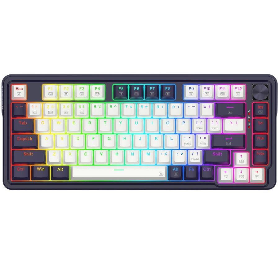 Teclado Mecanico Inalambrico REDRAGON UCAL PRO Teclados White / Black - Imagen 3
