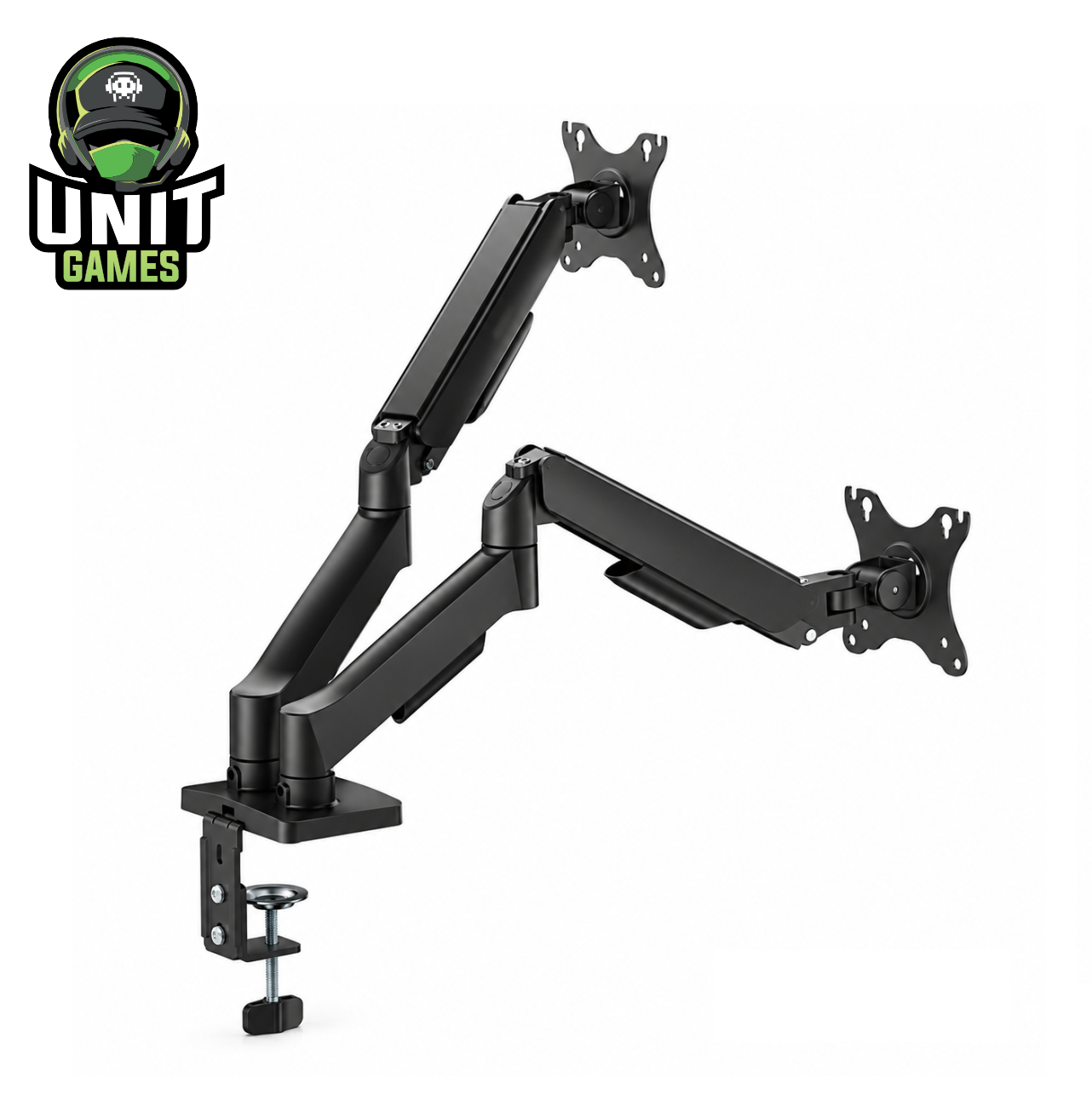 Brazo Soporte Doble Monitor KOLKE SKVS-785 Hidraulico
