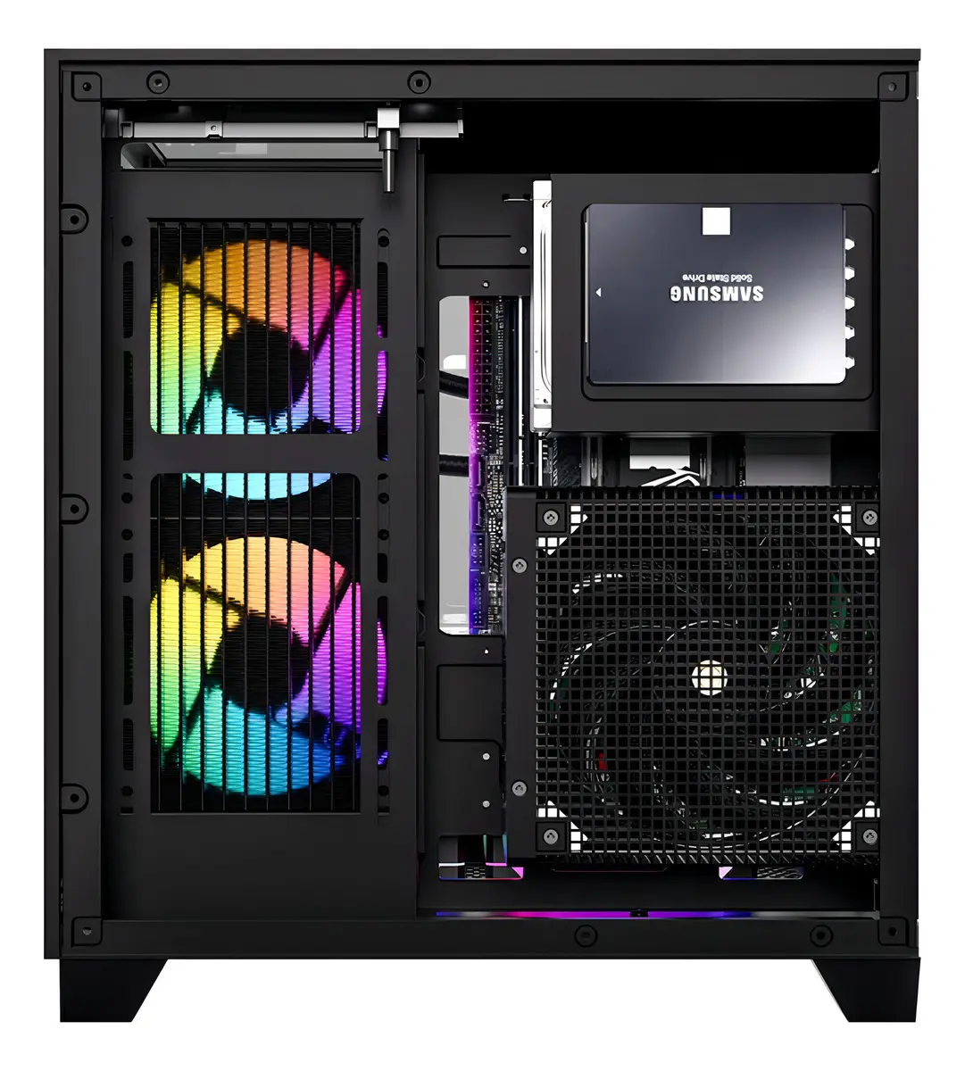 Gabinete FORMULA V Z9M Floe Black - Imagen 4