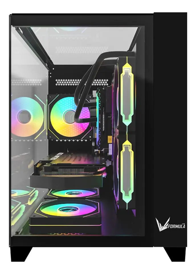 Gabinete FORMULA V Z9M Floe Black - Imagen 5