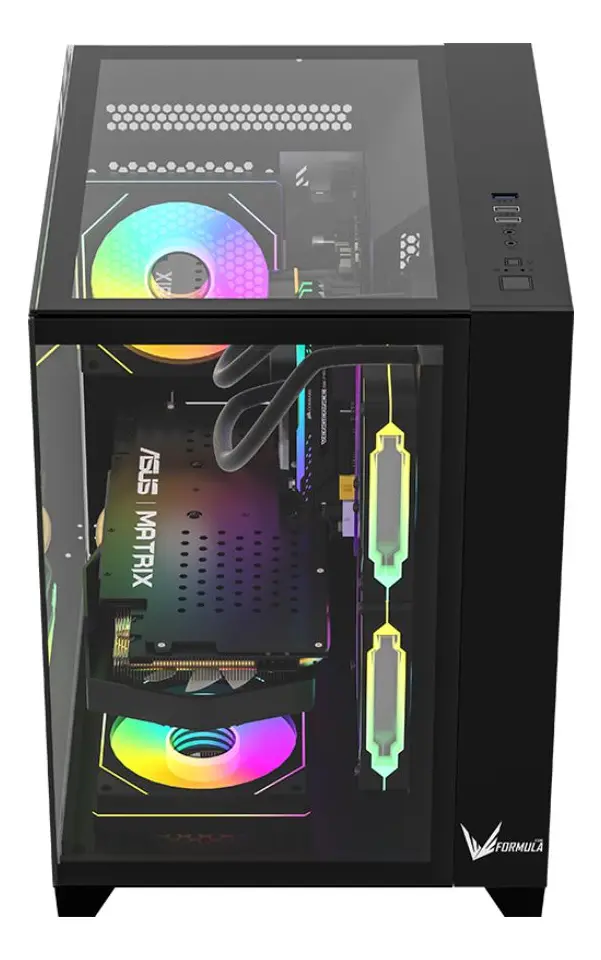 Gabinete FORMULA V Z9M Floe Black - Imagen 2