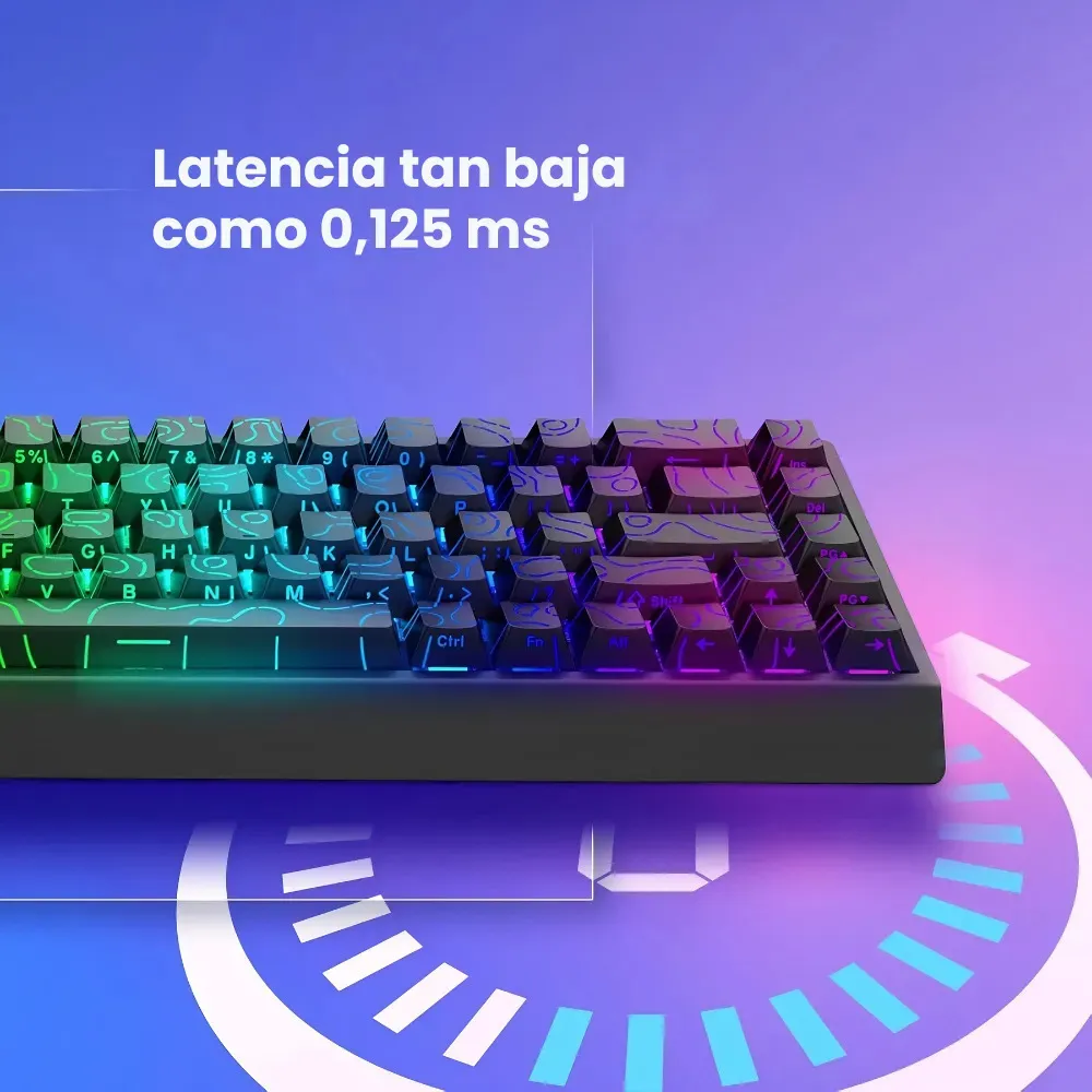 Teclado Magnetico IROK CAROTMAS Mercury68 Black - Imagen 7