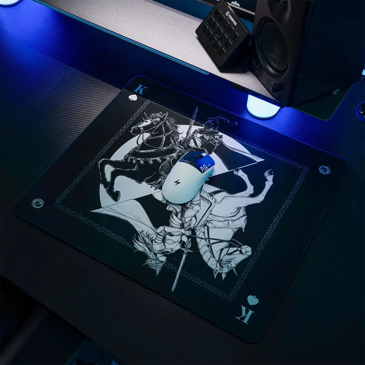 Mouse Pad ATK Knight Zodiac L Tela Black - Imagen 5