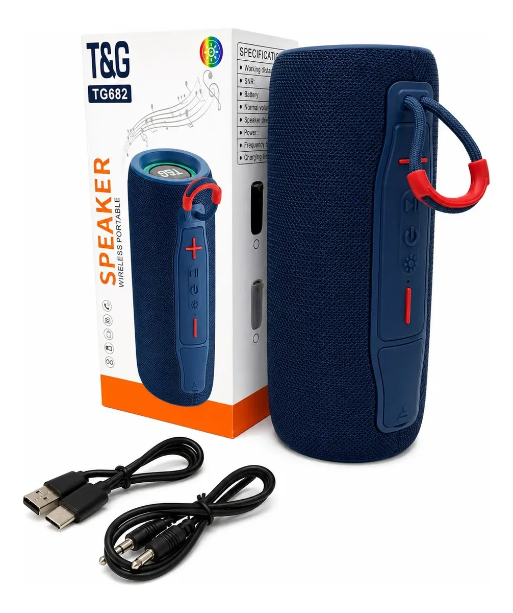 Parlante Portatil Bluetooth T&G TG682 - Imagen 2