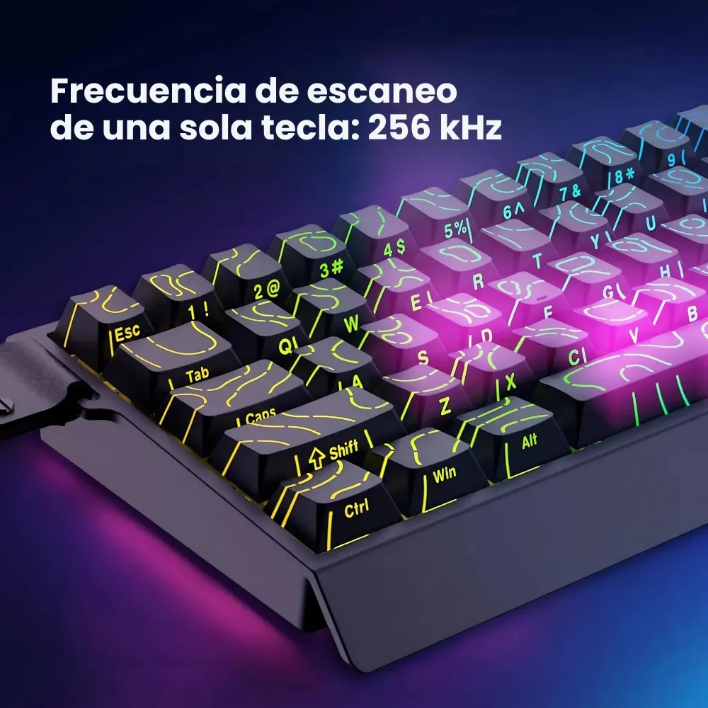 Teclado Magnetico IROK CAROTMAS Mercury68 Black - Imagen 5