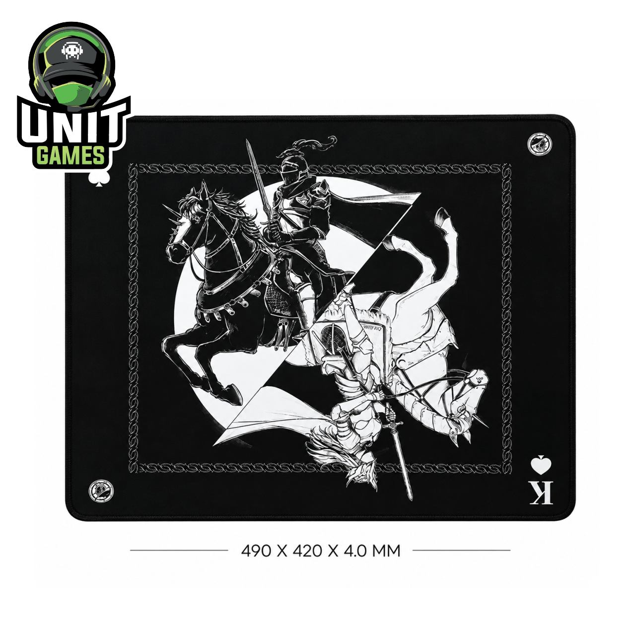 Mouse Pad ATK Knight Zodiac L Tela Black