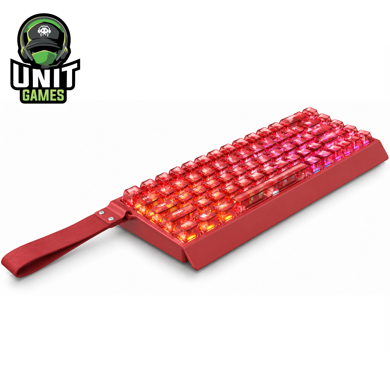 Teclado Magnetico IROK CAROTMAS Mercury68 Max Red