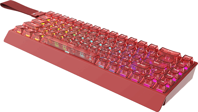 Teclado Magnetico IROK CAROTMAS Mercury68 Max Red - Imagen 3